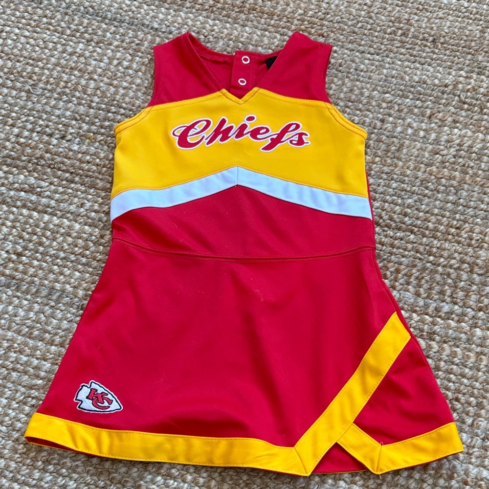 NFL Team Apparel Kids Red and Yellow Top
